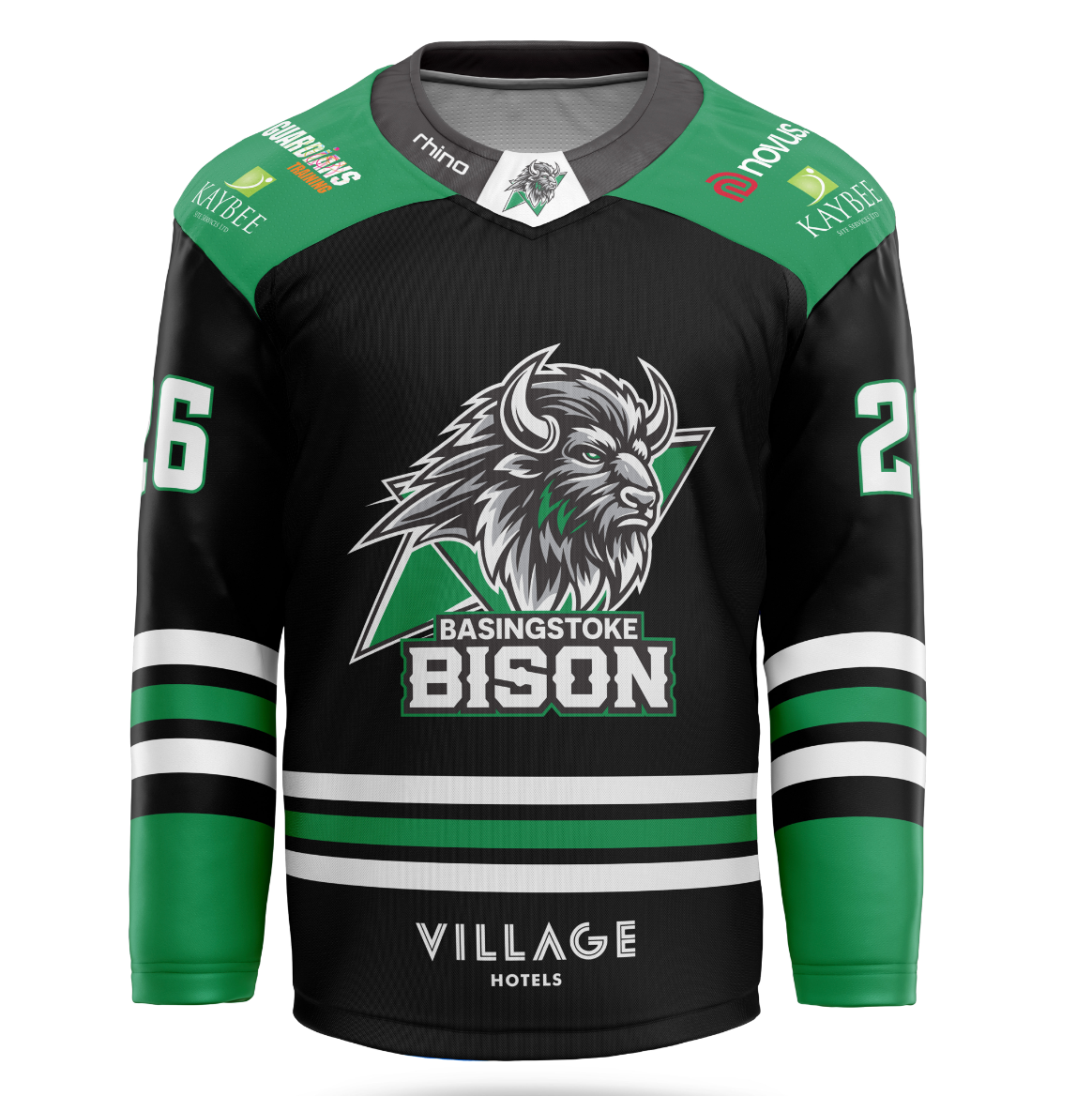26/27 Black Replica Jersey